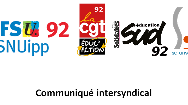 Carte scolaire et Choc des savoirs : Réunion d’information syndicale mercredi 4 septembre